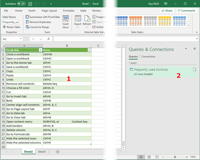 creating web queries for mac 2016 excel